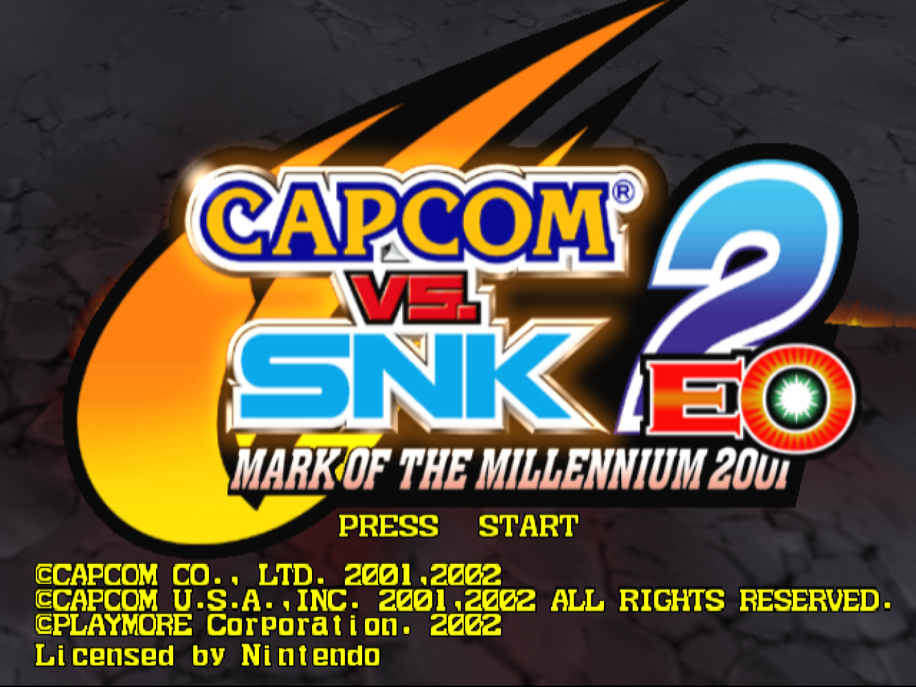 Capcom vs. SNK 2 EO - Millionaire Fighting 2001